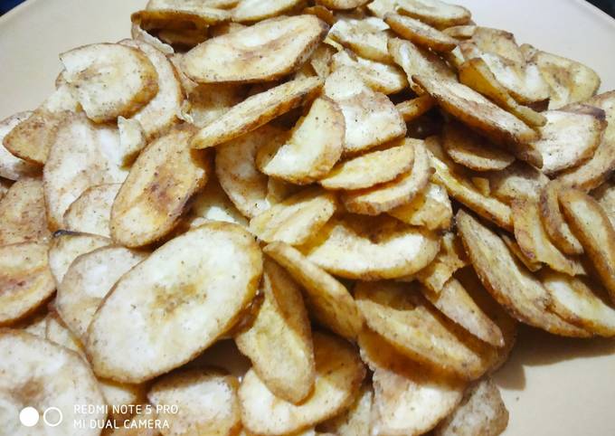 Pepper Banana Chips Recipe by Kuldeep Kaur - Cookpad