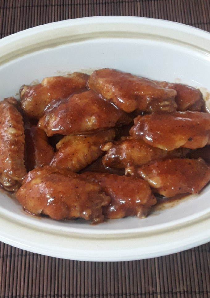 Una foto de Alitas de pollo a la miel