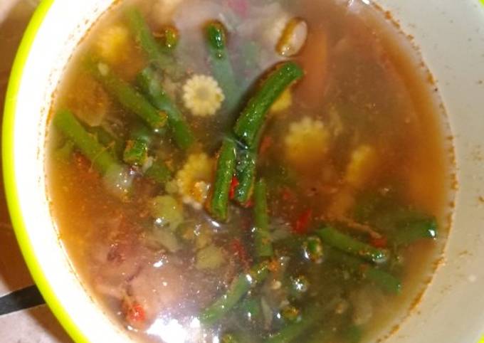 Cara bikin Sayur asem kacang putren Cara bikin Sayur asem kacang putren