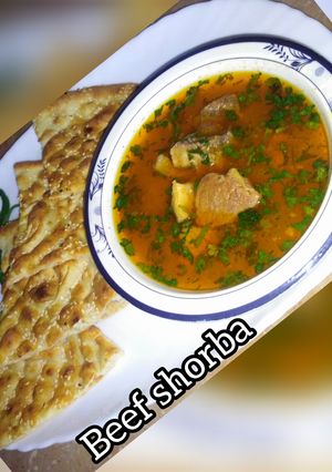 A picture of Beef shorba.
