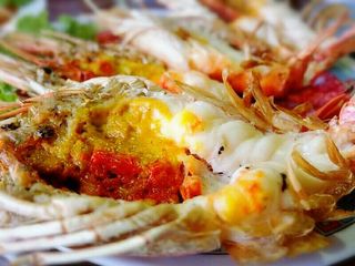 กุ้งแม่น้ำเผา