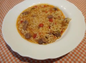 Foto principal de Arroz Caldoso con mollejas de pollo