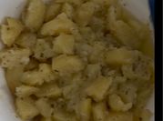 Una foto de patatas para guarnición en thermomix