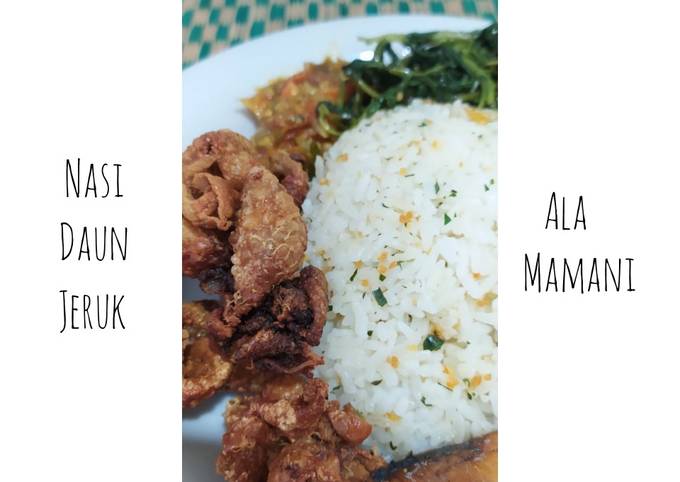 Nasi daun jeruk ala mamani