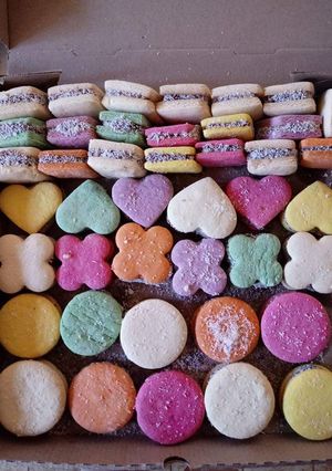 Una foto de Alfajores de maicena