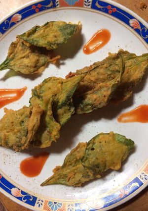 A picture of Palak crispies.