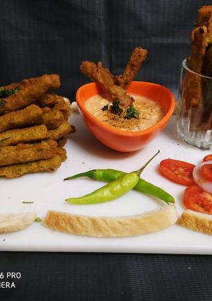 A picture of Bread Fingers (In Spinach Flavor).