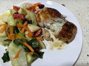Una foto de milanesa de pollo dieta