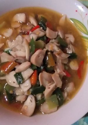 Foto resep Tumis Jamur pedas