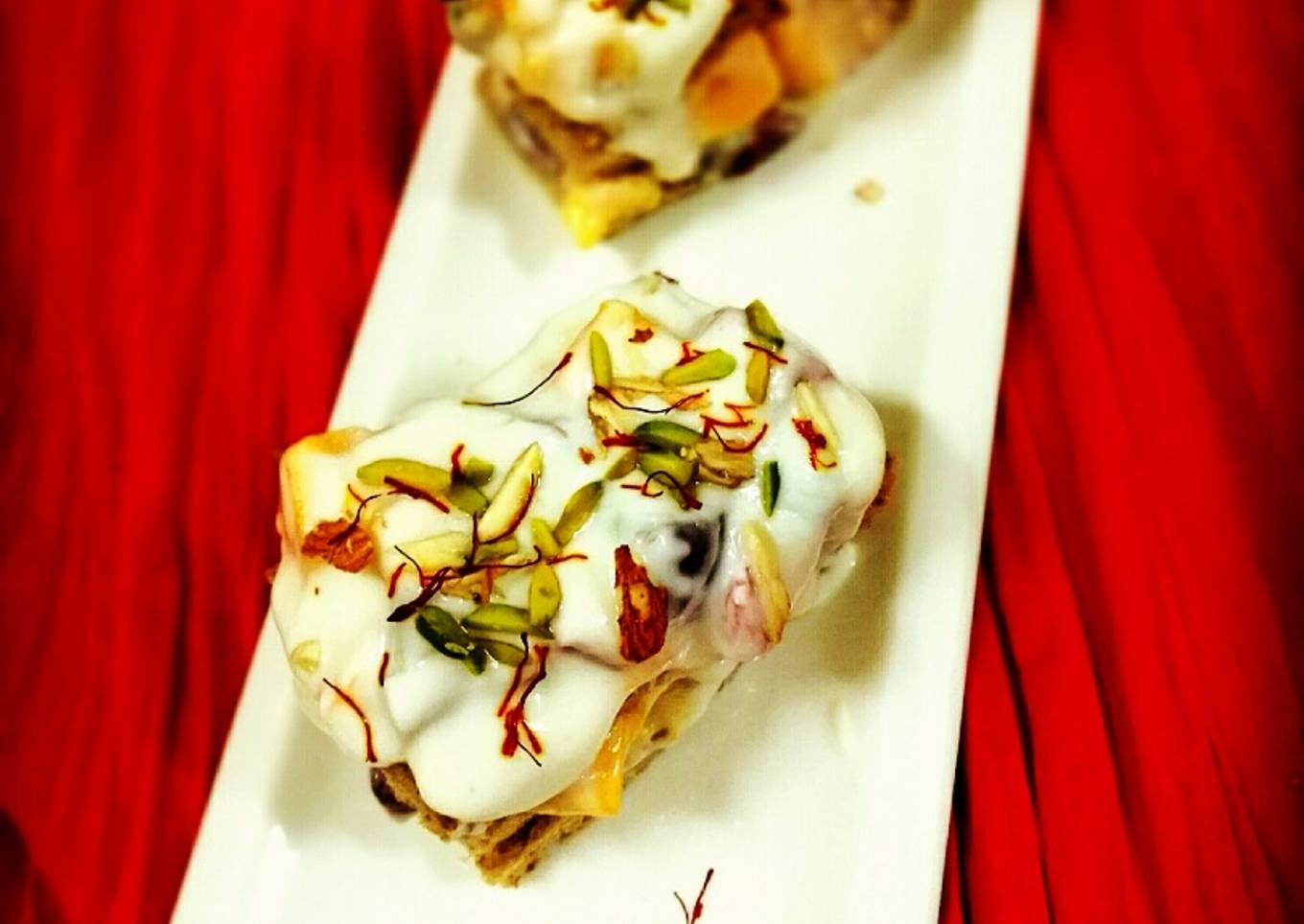 Instant Fruits Pastry(Eggless)