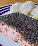 Cá Hồi Nướng Hạt Poppy (Hạt Anh Túc)