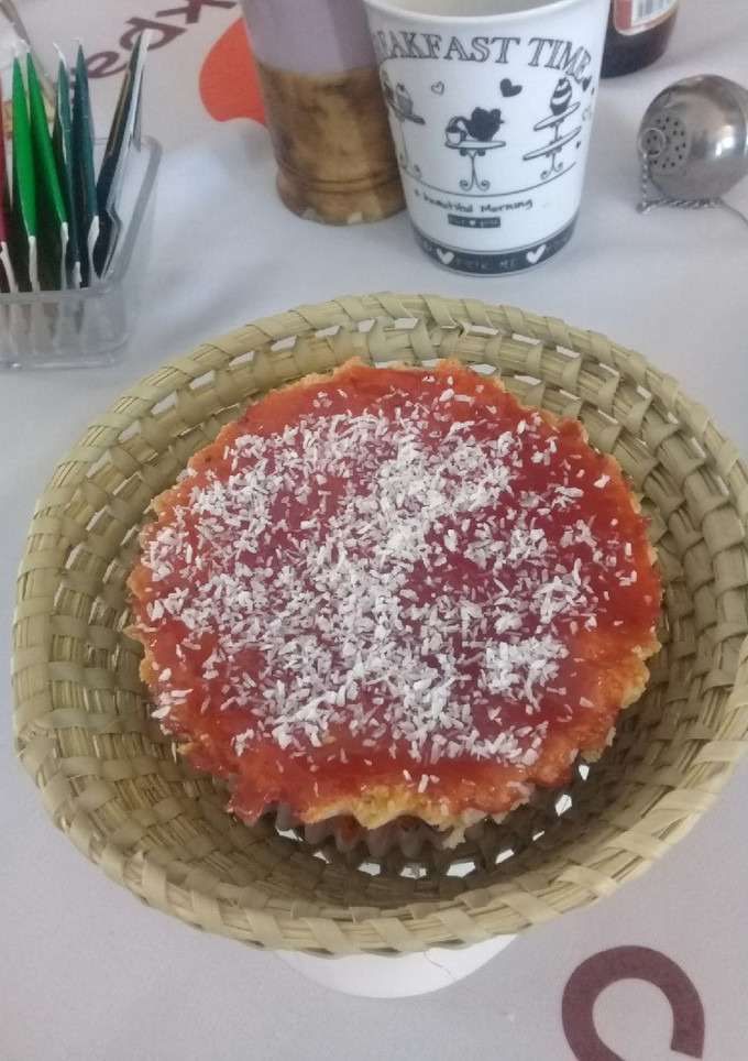 Una foto de Tarta de frutilla sin harina