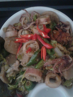 Foto resep Tumis cumi asin bakso cabe ijo