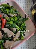 十分鐘上菜-空心菜炒牛肉