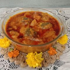 A picture of Masala baingan.