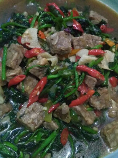 Foto resep Oseng selada air tempe semangit