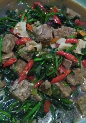 Foto resep Oseng selada air tempe semangit