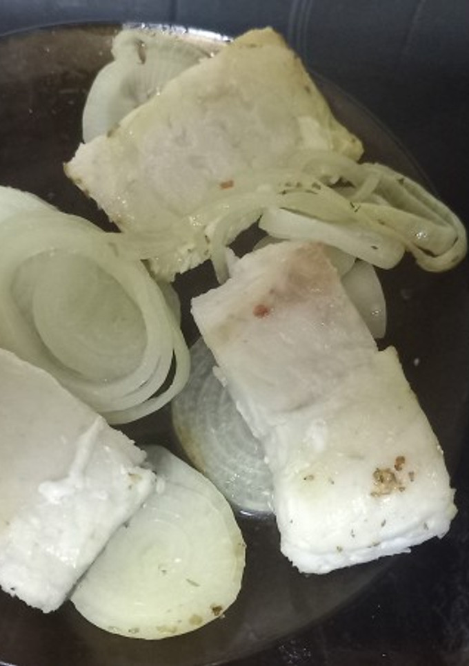 Una foto de Papillote de merluza en freidora de aire