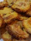 Tostones cubanos o Patacón Pisao en la olla Ninja Foodi