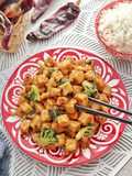 General Tso's Tofu, tanpa Saus Hoisin (dg tahu putih)