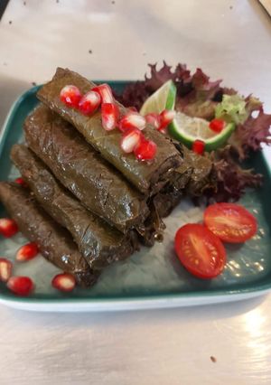 صورة لوصفة ورق عنب بالارز بدون لحمة