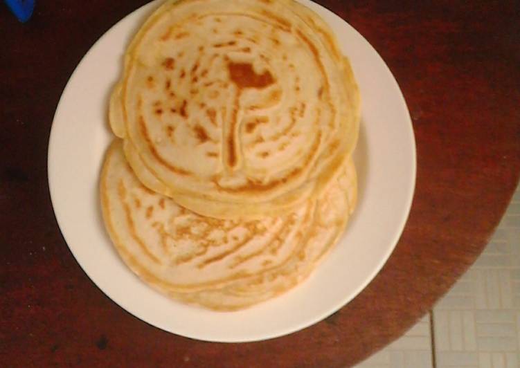 Recipe of Homemade Basic pancakes
