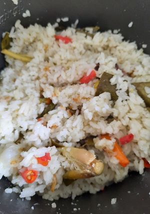 Foto resep Nasi liwet fiber creme simple (dengan magic com)