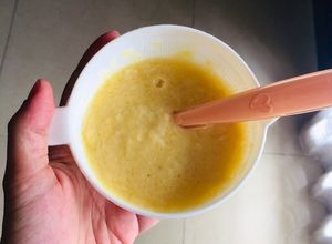 Foto resep Puree Pisang Jeruk (Snack MPASI 7 Bulan)