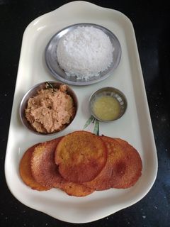 *கத்தரிக்காய் சுட்ட துவையல்*(katthirikkai sutta thuvayal recipe in tamil) செய்முறை முக்கிய புகைப்படம்