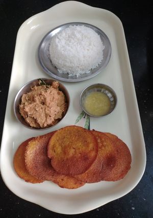 *கத்தரிக்காய் சுட்ட துவையல்*(katthirikkai sutta thuvayal recipe in tamil) செய்முறை முக்கிய புகைப்படம்