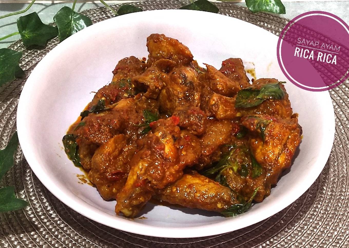 7. Sayap Ayam Rica Rica
