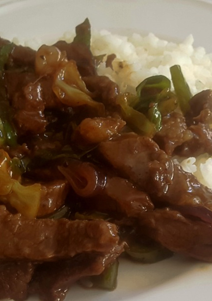 Una foto de Carne al estilo chino