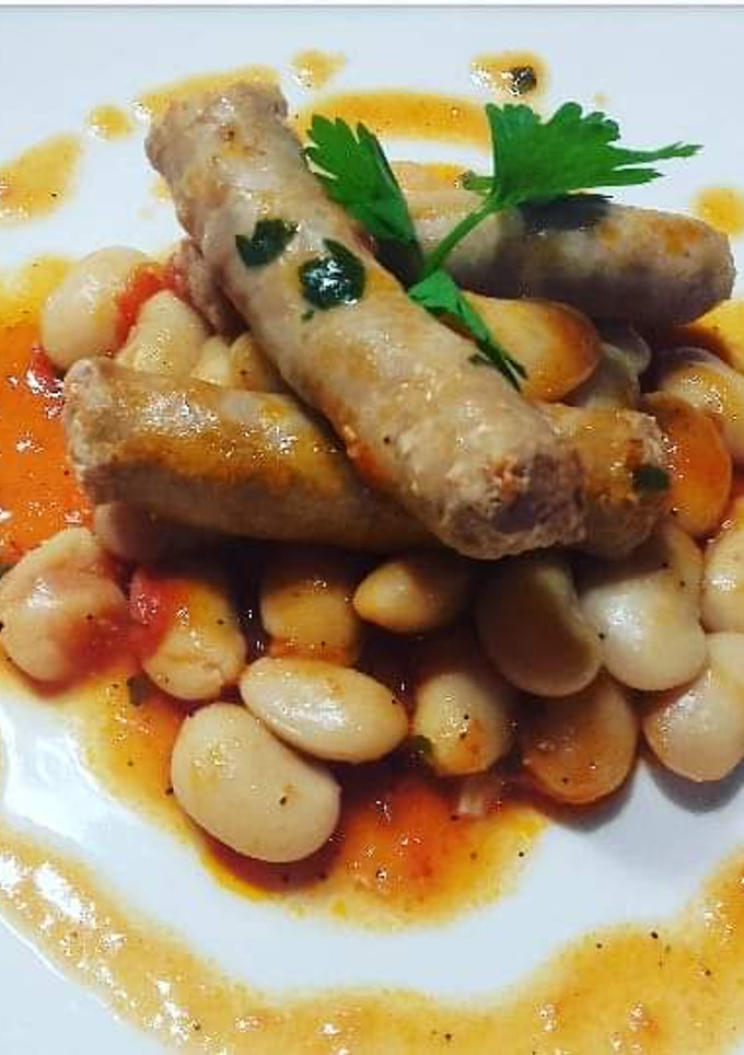 Foto di Salsiccia con fagioli bianchi