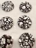 Mocha Orange Crinkle Cookies