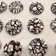A picture of Mocha Orange Crinkle Cookies.