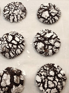 A picture of Mocha Orange Crinkle Cookies.