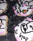 Galletitas de flork en masa de jengibre y glasé!!🤗🤗