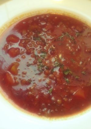 Une photo de Lentilles aux légumes