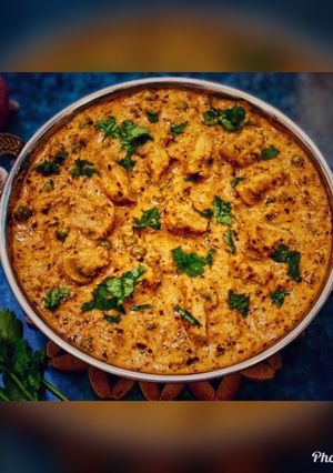 A picture of Creamy Matar Mushroom.