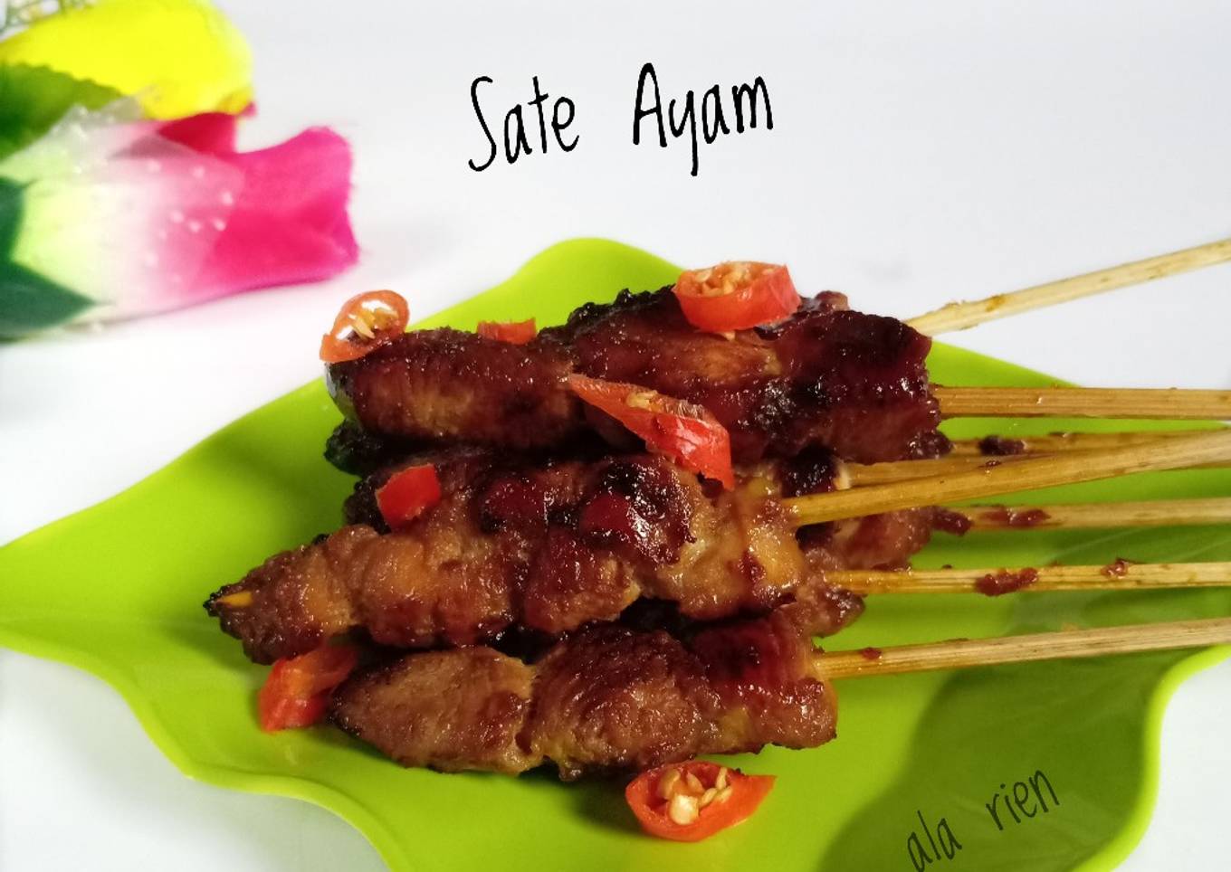 Sate Ayam Simpel dgn teflon