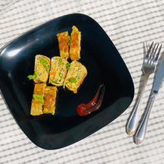 A picture of Rolled omelette.