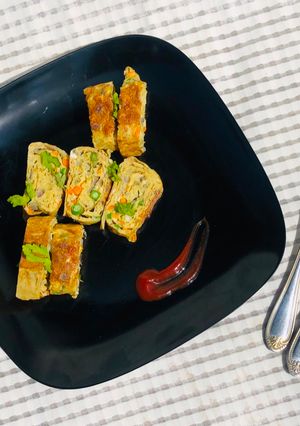 A picture of Rolled omelette.