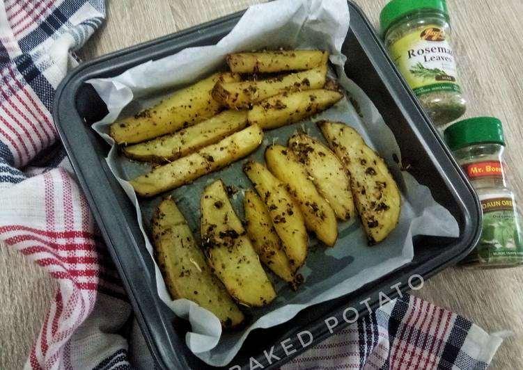 Baked potato (menu diet)