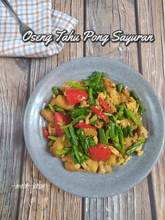 Foto resep Oseng Tahu Pong Sayuran