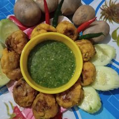 A picture of Potato vada.