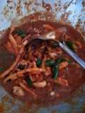 Cumi bumbu merah sambal ijo saus tiram