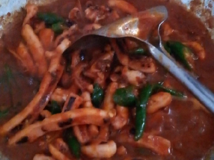 Langkah Gampang Membikin Resep Cumi bumbu merah sambal ijo saus tiram yang Menggugah Selera Anti Ribet, Lezat Sekali