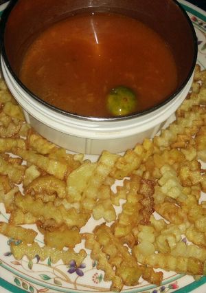 Foto resep French fries with home made special sauce