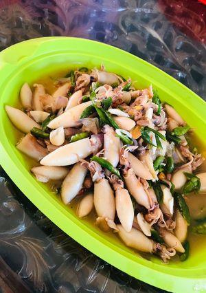 Foto resep Taucho baby cumi asin