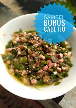 Foto resep Sambal burus cabe ijo😍